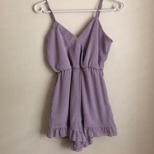 Bluenotes lilac romper
